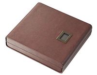 Visol Madrid Brown Leather Travel Cigar Humidor Case