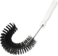 Carlisle 4110003 Sparta Spectrum Clean-In-Place Hook Brush, Plastic Handle Base, Black Polyester Bristles, 8" L x 5" W Bristle Area, 11-1/2" Overall Length (Case of 12)