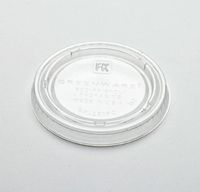 2 Oz. PLA Corn Plastic Biodegradable Portion Cup Lids Made In USA (Case of 2000)