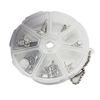 ROSENICE 7 Days Pill Box Organizer for Medicine Travel Pill Case Container Round Shaped (Transparent)