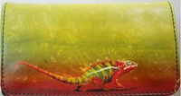 Tobacco Case Pouch Synthetic Leather Smoke for Rolling Cigars Chameleon Dinosaur
