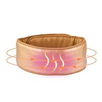 Heating belt Heated Belt Back Pain Relief Abdominal Warmer Men And Women Wrap Electric Heated Belt Pad Support Heat Therapy Package Portable Electric Heating Pad ( Color : Gold , Size : FREE SIZE )