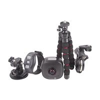 Vivitar DVR-978HD 360 Degree High Definition High Resolution 16 MP Dual Lens Portable Digital Action Camera with Universal Mount Bicycle Mount and Tripod, Black
