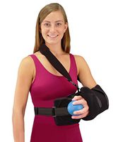 Rotator Cuff Sling Immobilizer Brace with Abduction Pillow and Exercise Ball - Custom Sizing