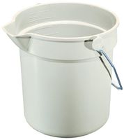 Impact 5510 Gray Deluxe Heavy-Duty Bucket, 10 qt Capacity, 10-1/4" Height x 10-5/8" Diameter