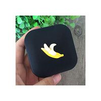 Cartoon Banana Pattern Travel Classic Portable Plastic Contact Lens Case Container Holder Lenses Box,D