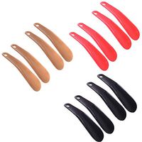 CM Shoes Horn Plastic Travel Shoehorn 6.3'' Shoe Easy-Slip Shoes Horns for Men Women Shoes Boots, 12 Pcs