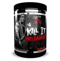 Rich Piana 5% Nutrition Kill It Reloaded Pre-Workout Powder Supplement w/ 367mg Stimulant Blend, Beta Alanine, Glycerol, L-Citrulline, Creatine and Nootropics for Energy and Performance (Cherry Berry)