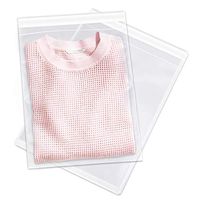 Spartan Industrial || 1000 Count - 9” X 12” Self Seal Clear Cello Cellophane Resealable Poly Bags for Packaging, Clothing & T Shirts (More Sizes Available) - Reinforced