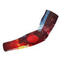 Sincerity First British Flag Vinyl Record UV Protection Cooling Arm Sleeves for Sports Running Men Women
