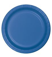 Creative Converting 8 Count Dinner Plates, 8.75", True Blue