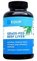 Beef Liver Capsules Iron Supplement: Vital Supplements from Ancestral Source Best as Natural Grass Fed Desiccated Liver Pills. Supports Healthy Blood Builder w Grassfed Organ Meat Heme Iron Folate B12