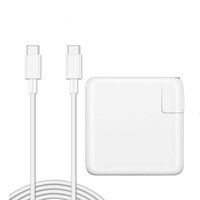 61W 65W USB-C Power Adapter Charger Compatible with MacBook Pro 12 inch 13 inch 2016 2017 2018 2019 MacBook Pro 13-inch Touch Bar MacBook Air 2018 with USB-C to USB-C Power Cord