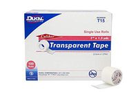 Dukal Tape, Transparent, 1" x 1.5 yd. (Pack of 500)