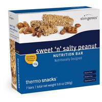 SlimGenics Thermo-Snacks ® |10g Protein - Alleviate Cravings, Increase Energy and Mental Focus, Enhance Weight Loss Results - Kosher Certified, 150 Calories - 7 Bars | Peanut Bar