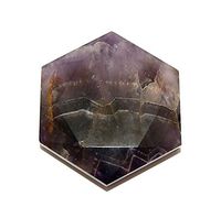 Amethyst Crystal Healing Tool Large Star of David SODAM1923