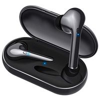 Toysdone Headphones,Wireless Earbuds Stereo Earphones Hands-Free Calling Headphone Sport Driving Headset with Charging Case for Most Smartphones (M6S Black)
