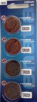 Strip of Four Renata CR2325 Lithium 3 Volt Battery
