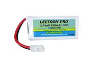 COMMON SENSE RC Lectron Pro 3.7V 450mAh 30C Lithium Polymer Battery with Walkera Connector for Dromida Kodo, Dromida Verso and Hubsan X4 Quadcopter
