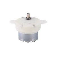 Wal front DC 12V Gear Motor High Torque Slow Speed Micro Electric Motor Gearbox 3 RPM 4mm Shaft Diameter