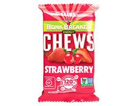 Bonk Breaker Nutrition Energy Chews with Caffeine, Strawberry, 1.76 Oz (10 Count), Gluten Free & Dairy Free