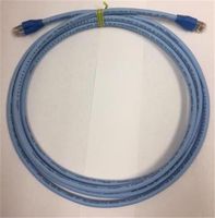 Certicable Baby Blue Cat 7A Cable 1200MHZ S/FTP LSZH 23AWG 10G Shielded RJ45 15'