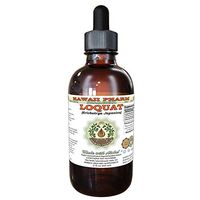 Loquat, Pi Pa Ye (Eriobotrya Japonica) Tincture, Dried Leaf Liquid Extract, Loquat, Glycerite Herbal Supplement 2 oz
