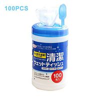 Hoicenja Disinfectant Wipes 100 Sheets Portable Wet Wipes Antiseptic Cleaning Sterilization Wipes Wet Wipes for Tourism, Hotel, Restaurant, Home, Office, Car