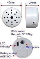 Message Recorder 30 Second Recordable Sound Module for Stuffed Animal Inserts and Craft Projects