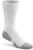 Dr. Comfort Diabetic Crew Socks, White, Large (1 Pair)
