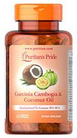 Puritan's Pride Garcinia Cambogia 500 mg Plus Coconut Oil 500mg-60 Softgels