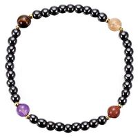 DLNCTD 12 Types Weight Loss Magnet Anklet Colorful Stone Magnetic Therapy Bracelet Weight Loss Product Slimming Health Care Jewelry,09