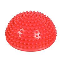 Diaclara Foot Acupressure Massage Balance Exercise Ball for Lumbar Shoulder Arch Supports, Spiky Stress Relief Gifts for Body Deep Tissue Muscle (Red)