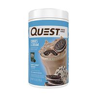 Quest Nutrition Cookies & Cream Protein Powder, High Protein, Low Carb, Gluten Free, Soy Free, 25.6 Ounce (Pack of 1)