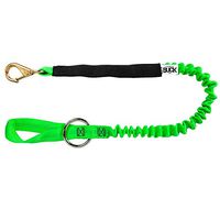 Buckingham 25Y13-48A CHAINSAW LANYARD, tool lanyard tether, Nylon/Steel Ring, 48", Green