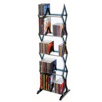 Atlantic Mitsu 5 Tier Media Rack In Smoke