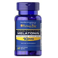 Helps promote relaxation and sleep, wake up refreshed and revitalized - Puritan's Pride Super Strength Melatonin 10mg Rapid Release Capsules, 60-Count