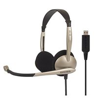 Comm Headset W/ Mic Usb 8ft Vol Noise Reduction Foam Ear Cushions