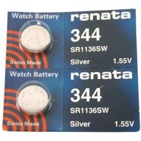 #344 Renata Watch Batteries 2Pcs