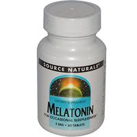 Melatonin for Occasional Sleeplessness 3mg by Source Naturals - 60 Tablets