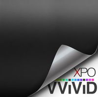 VViViD Matte Black Vinyl Wrap Adhesive Film Air Release Decal Sheet (18 Inch x 60 Inch)