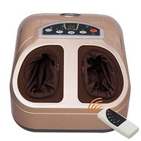 Foot Massager with Heat, Motorized Shiatsu Roller Massaging Acupuncture Point, Adjustable Time and Strength, LED Display