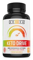 Zhou Nutrition Keto Drive Capsules, Ketosis Supplement with Bhb Exogenous Ketones - 500 Mg Bhb, Ketone Supplements for Keto Diet
