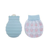 Warm Water Bag,Classic Rubber Hot Water Bottle with Knit Cover#G