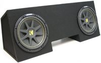 Compatible with Chevy Camaro 82-92 Coupe Dual 12" Kicker C12 Subwoofer Sub Box Enclosure 600 Watts Peak