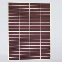 Rectangle Match Strikers 0.50" x 2.00" - Brown - 100 Pieces