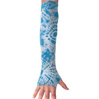 QG ZZX Tie Dye Unisex Compression Arm Sleeves UV Protection Performance Arm Sleeve - for Outdoor Sports Baseball,Basketball,Football (1 Pair)