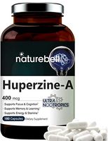 Huperzine A 400mcg Per Serving, 180 Capsules, Supports Focus, Cognition, Memory and Learning Ability, No GMOs
