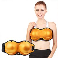 ASDY Electric Breast Massager, Bra with far Infrared Heating Breast Cup,L