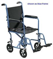 Wheelchair Transport Lightweight Blue 19